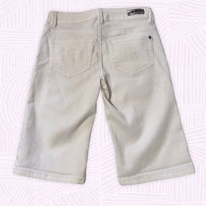 Justice White Denim Shorts - Size 14 Slim